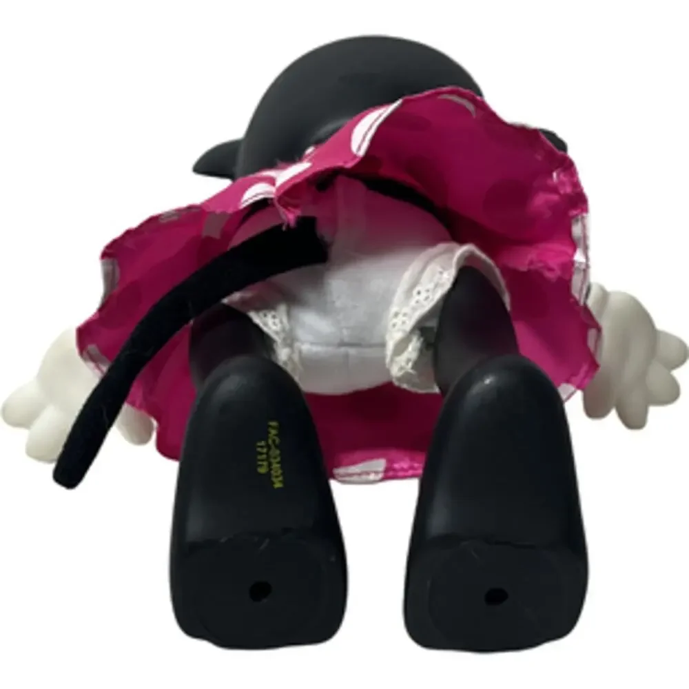Disney Minnie Mouse Electronic Doll Pink Polka Dot Dress Medium